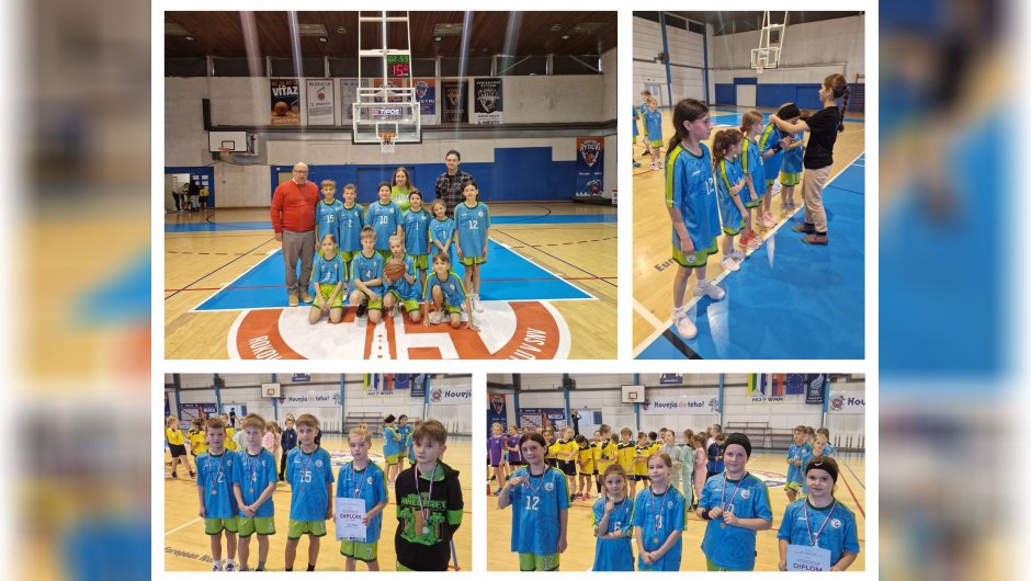 Strieborní chlapci aj dievčatá v minibasketbale !