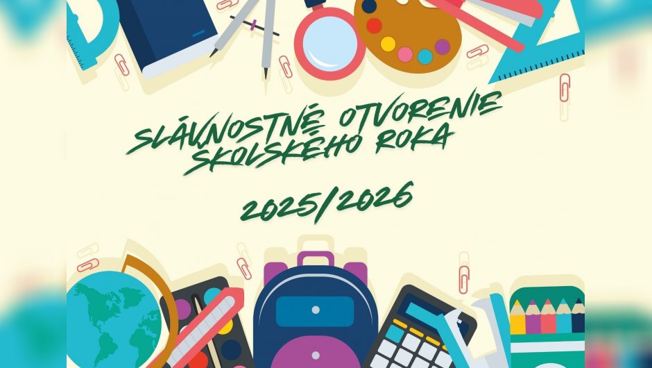 Slávnostné otvorenie školského roka 2025/2026
