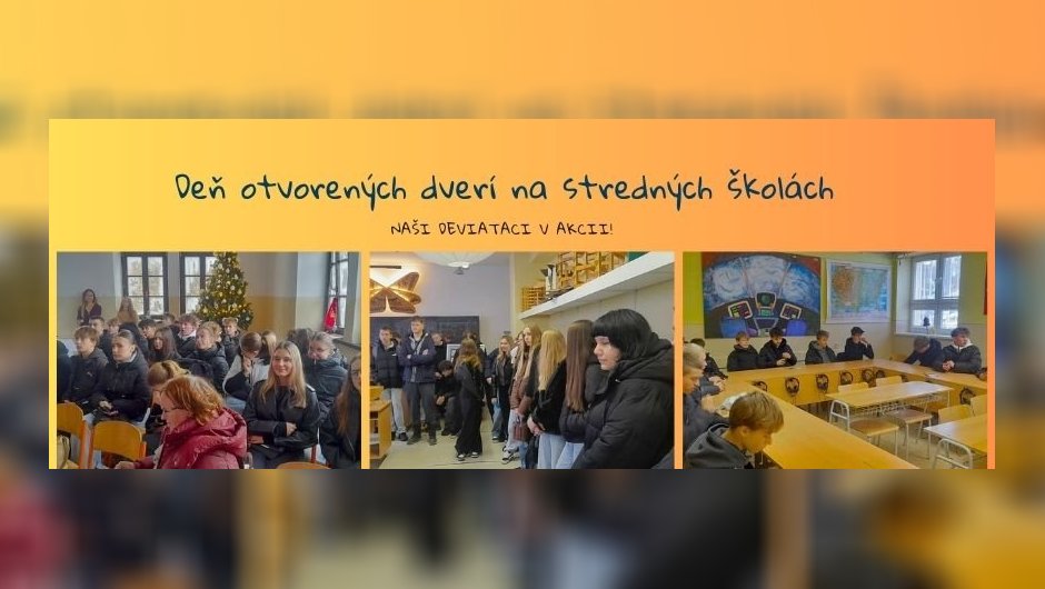 Deň otvorených dverí na stredných školách