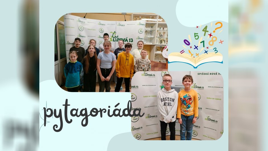 Úspech našich matematikov v okresnom kole Pytagoriády