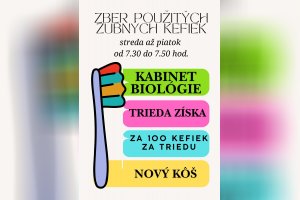 Zber použitých zubných kefiek